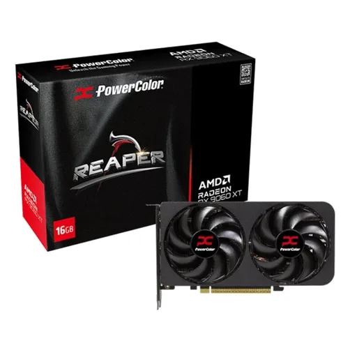 Placa De Video Radeon RX 9060 XT 16GB Power Color Reaper