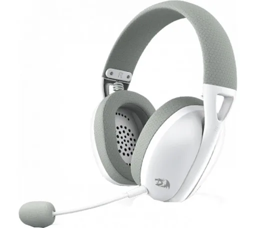 Auriculares Redragon Ire PRO H848 Ultra LightWeight Wireless 2.4GHz Bluetooth 5.2 White/Gray 7.1 USB-C