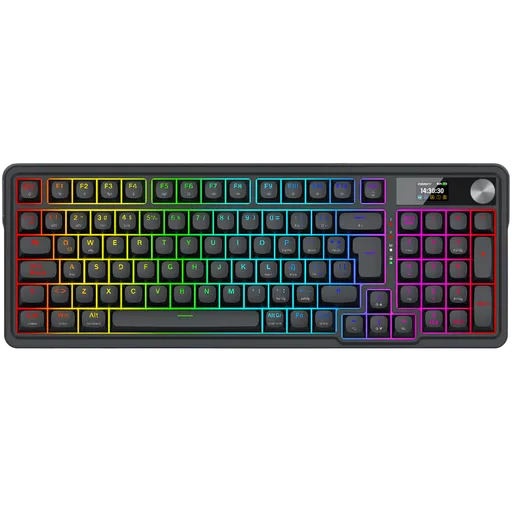 Teclado Redragon Eisa LCD PRO K719 Yolk Linear Switch Español RGB